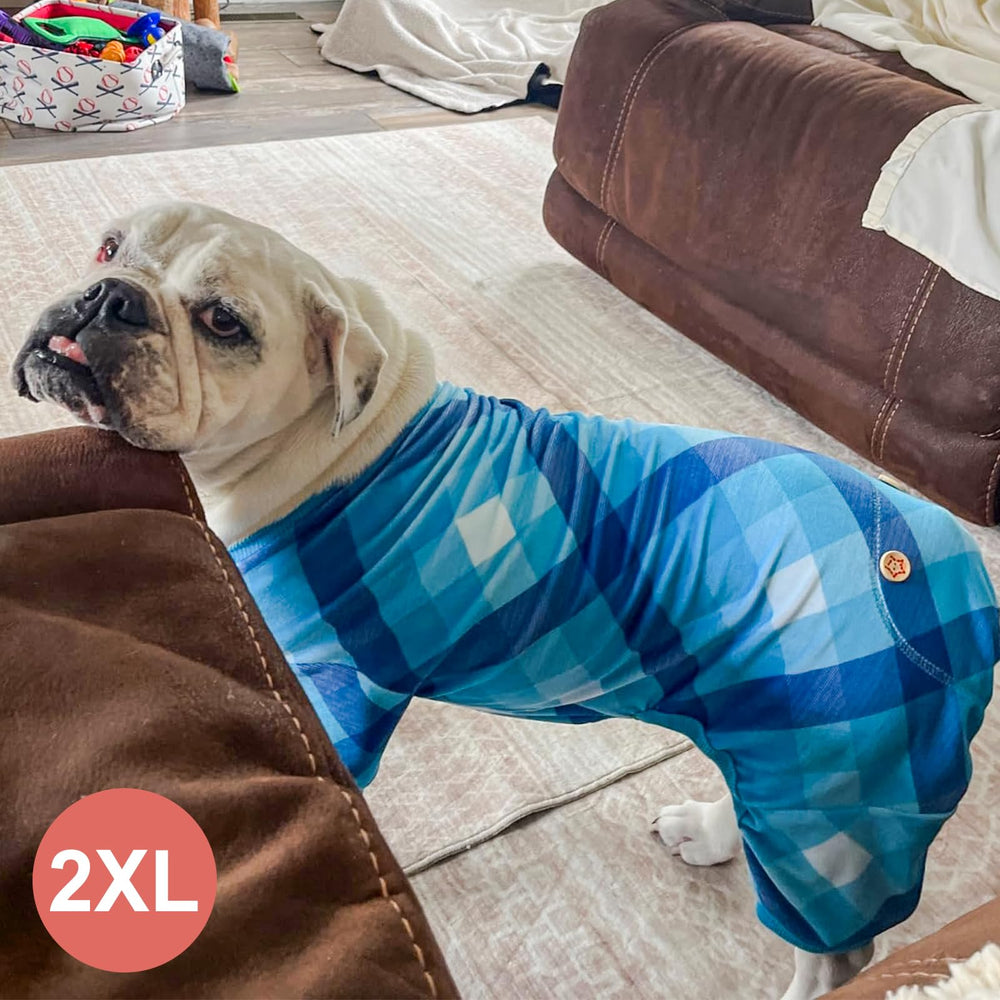 KYEESE pijama con diseño a cuadros gris para uso diario