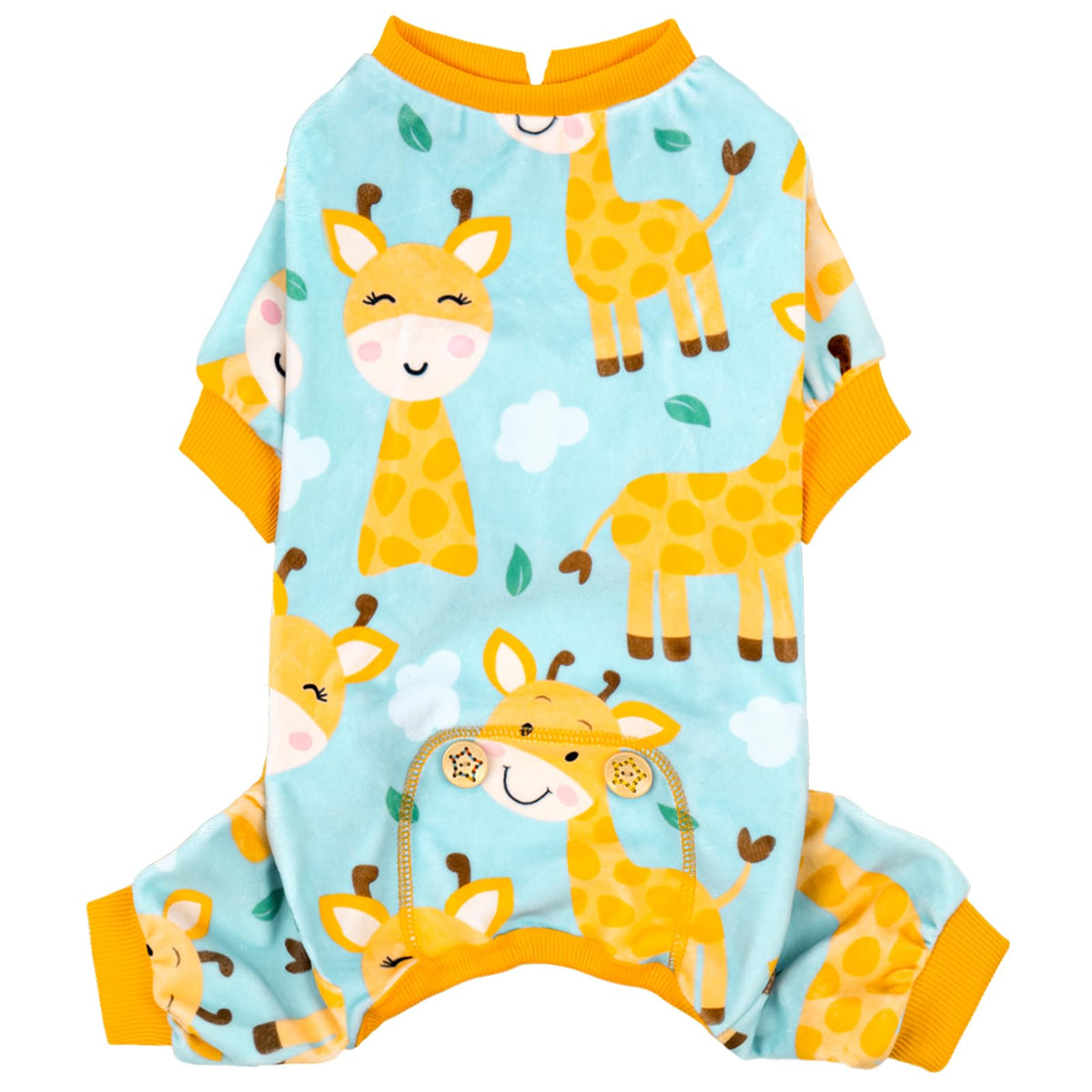 KYEESE Pijama para perro con diseño jirafa, cómodo para el día a día.