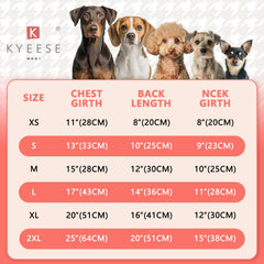 Lazo trasero en pijama KYEESE para perro, añade estilo sin perder ajuste.