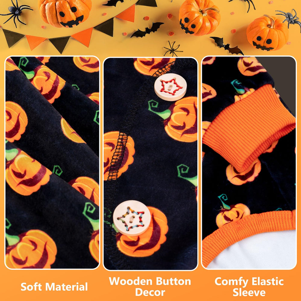 KYEESE pijama para fotos, detalle de calabaza y ajuste cómodo