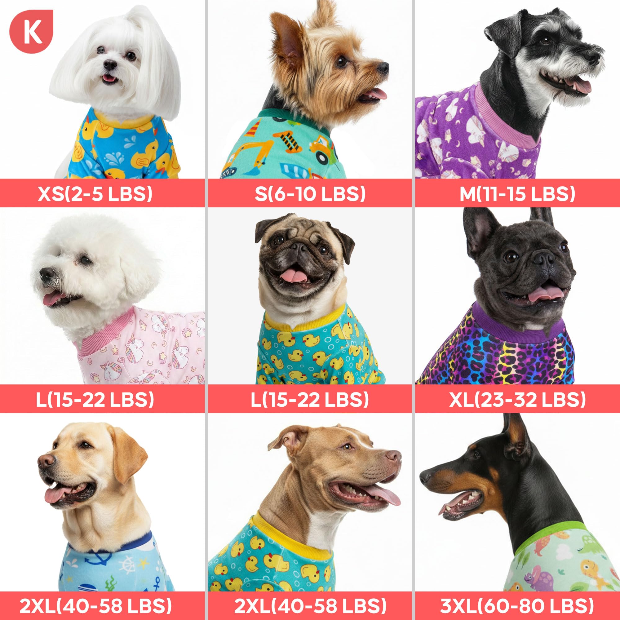 KYEESE pijama lavable a máquina ideal para limpieza rápida.