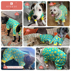 KYEESE pijama protege contra la muda en muebles y mantiene al perro cálido.