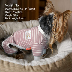 KYEESE pijama perro, tela elástica facilita vestirse.