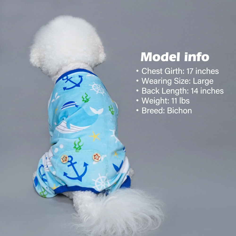 KYEESE pijama perro lavable a máquina, colores se mantienen.