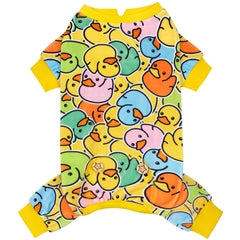 KYEESE pijamas para perro en terciopelo colorido pato, confort diario.