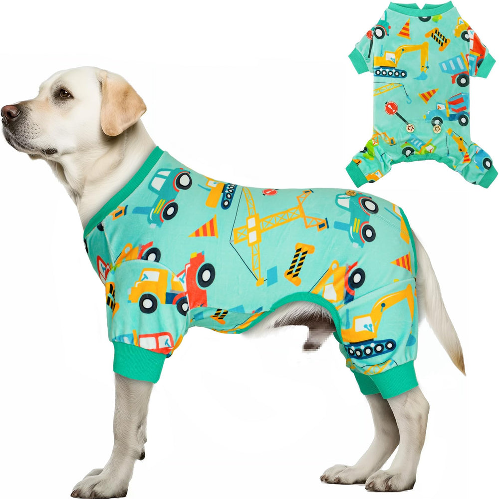 KYEESE pijama para perro, vista frontal, diseño suave y cómodo.
