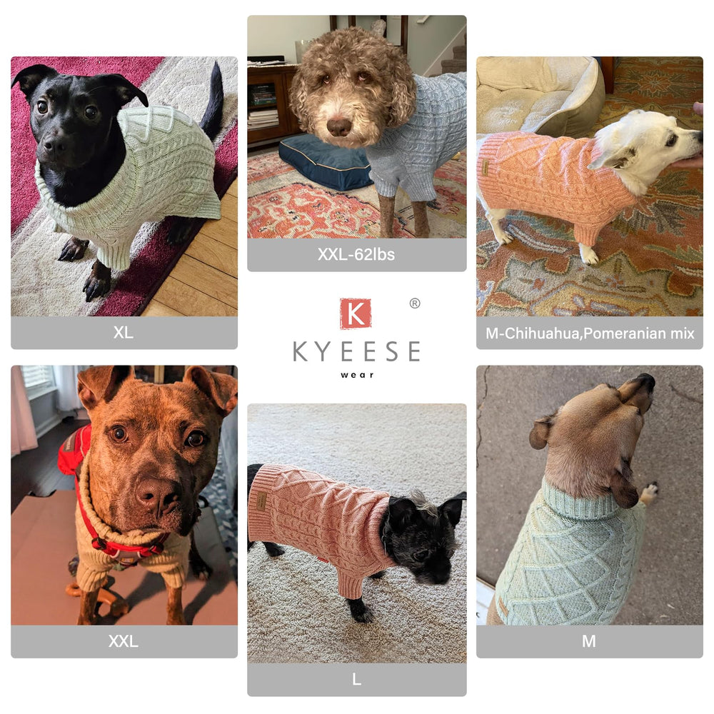 Prenda de invierno KYEESE para perro, suave y cálida para días fríos.