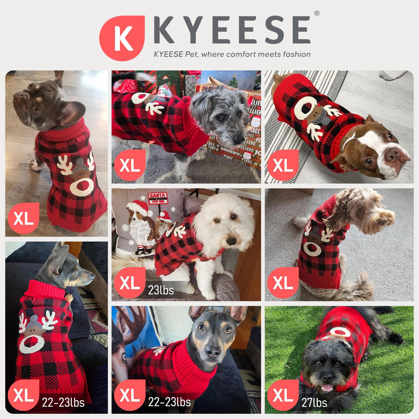 KYEESE orificio para correa facilita paseos del perro.