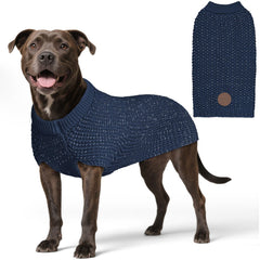 KYEESE sudadera azul marino con agujero para correa, ideal para paseos seguros.