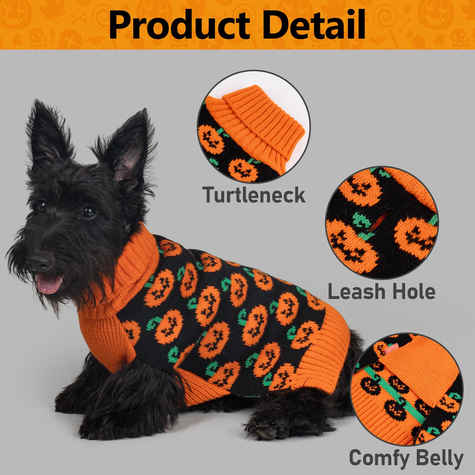 KYEESE sudadera para perros pequeños, ajuste cómodo y fácil de vestir