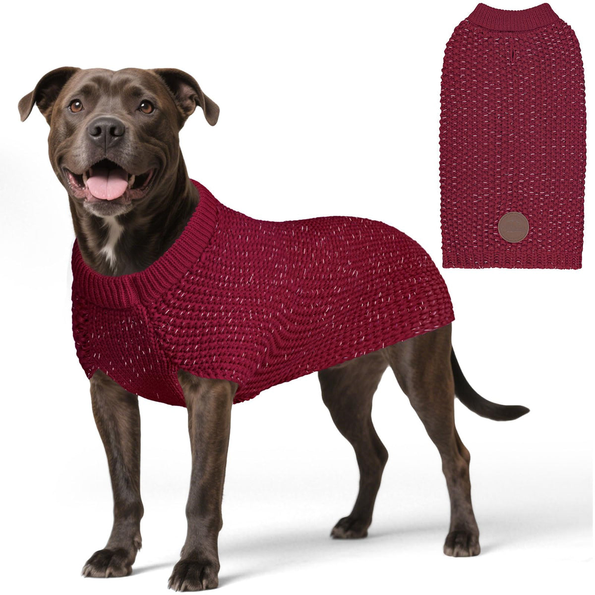 kyeeese sudadera perro con orificio para correa, visibilidad nocturna y comodidad para paseos