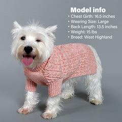 Sudadera KYEESE de cuello alto para perro, ajuste cómodo y calidez suave.