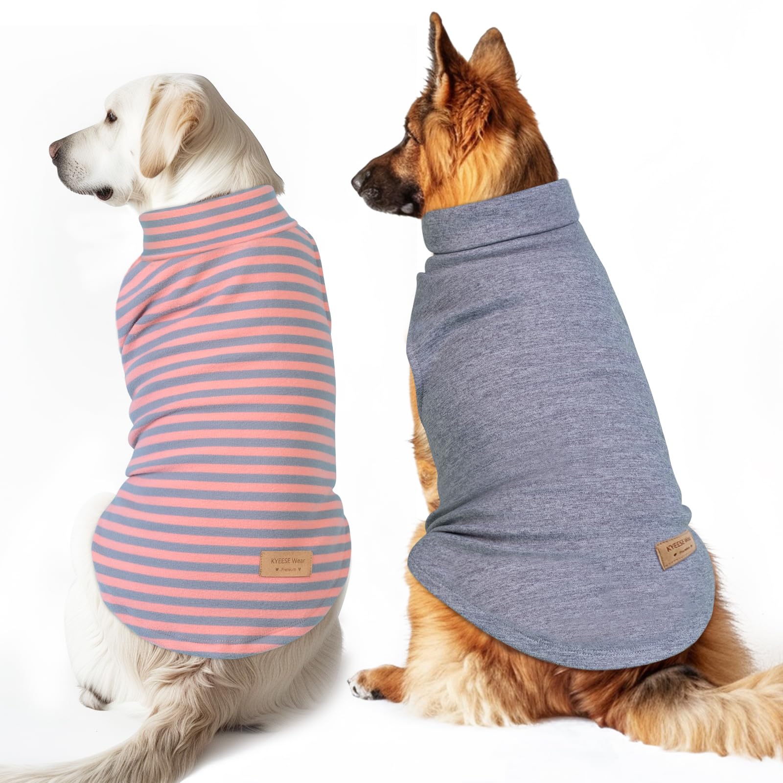 KYEESE sudadera para perro estirable, vista frontal, comodidad para paseos diarios