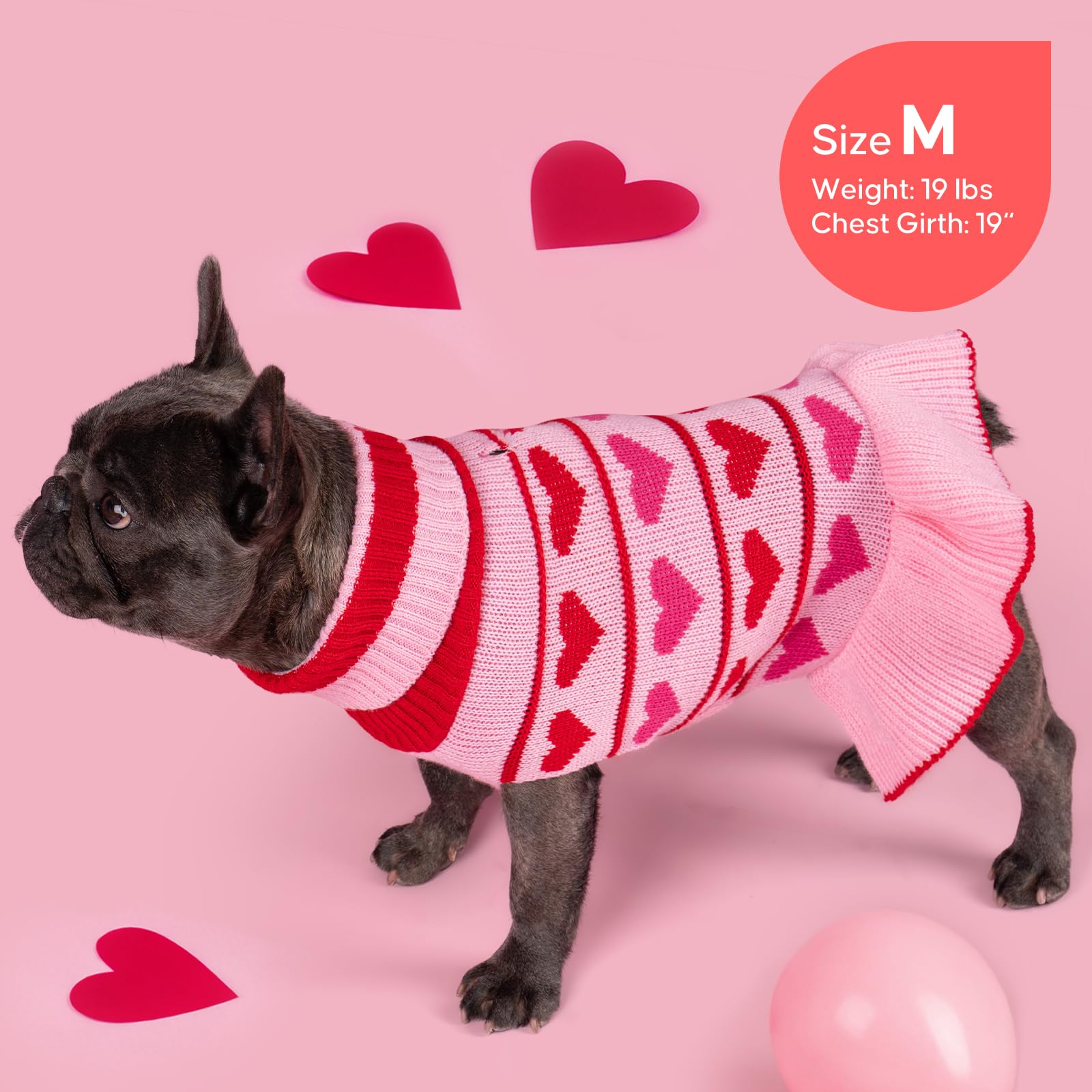 Conjunto festivo de KYEESE para fotos de San Valentín con corazones