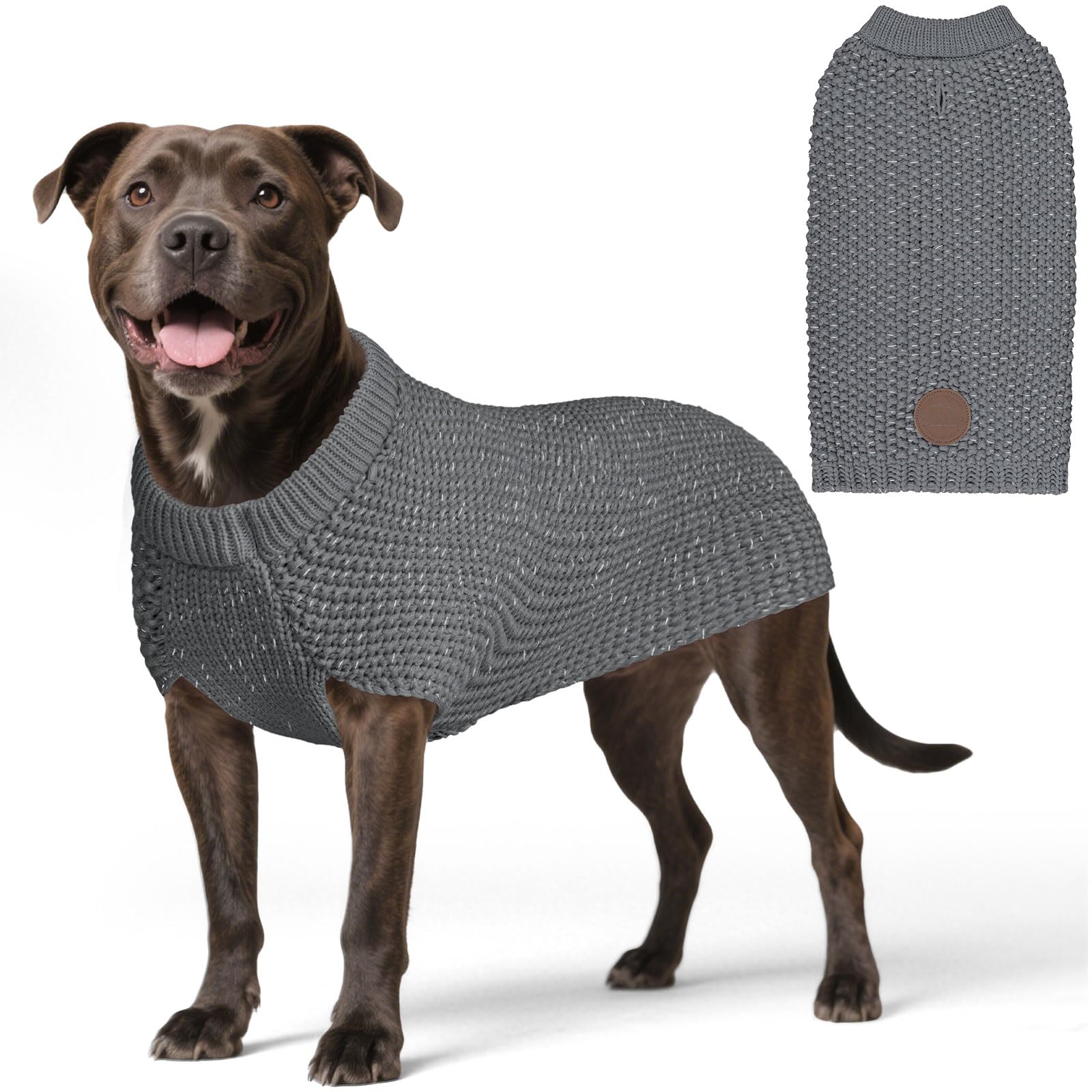 Sudadera KYEESE para perro vista frontal, ajuste cómodo y cálido.