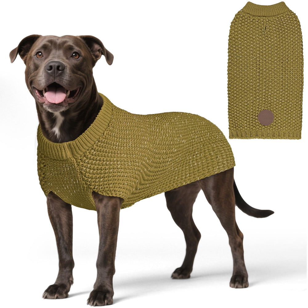 KYEESE sudadera para perro grande con agujero de correa, ideal para paseos.