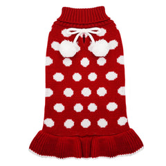 KYEESE sudadera roja para perro con orificio de correa, ideal para paseos.