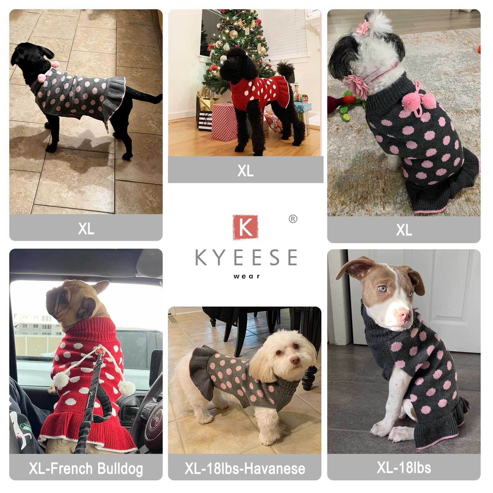 KYEESE sudadera para perro con pompón trasero, estilo extra.