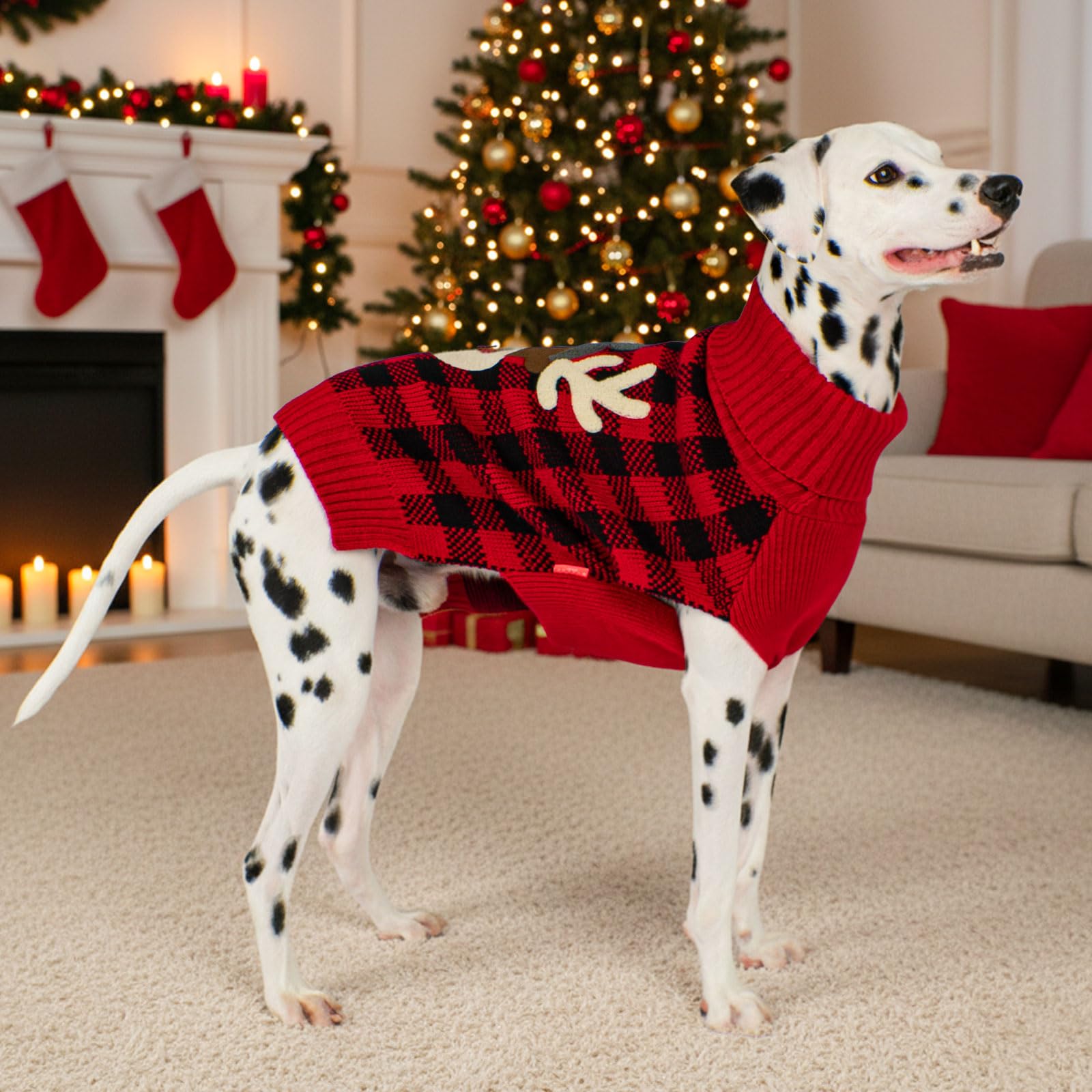 KYEESE sudadera acrílica suave para perro, tacto cómodo.