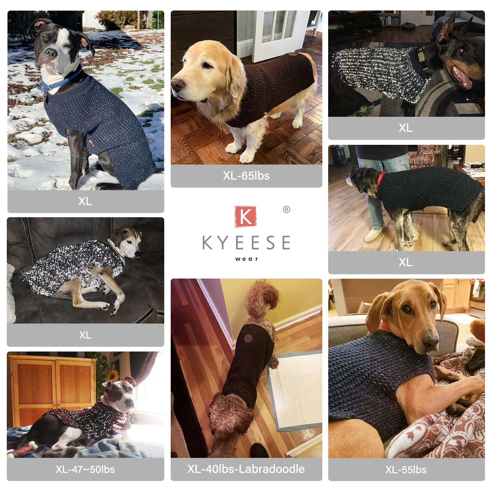 KYEESE sudadera con visibilidad nocturna para paseos seguros.