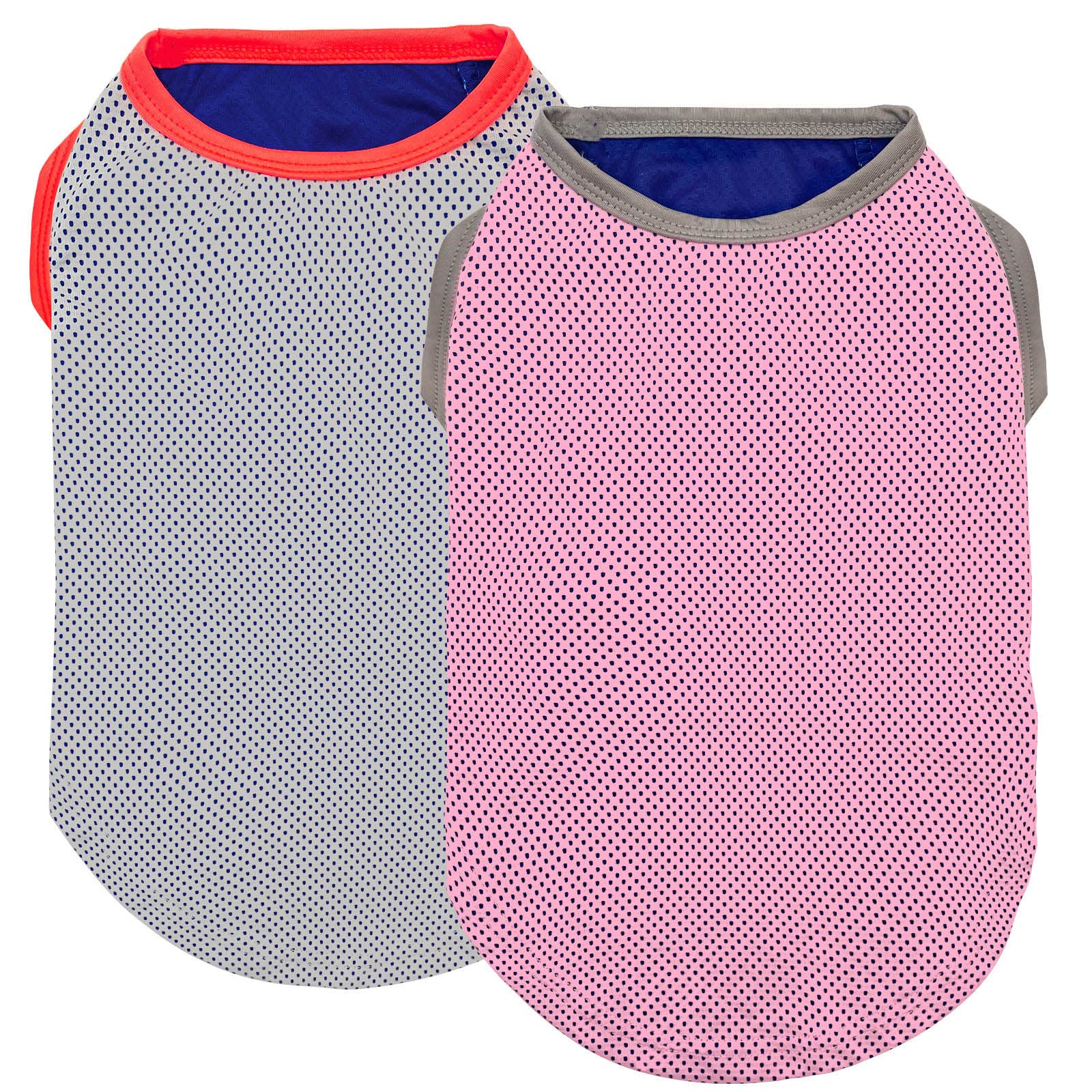 Camiseta KYEESE para perros en rosa con enfriamiento instantáneo.