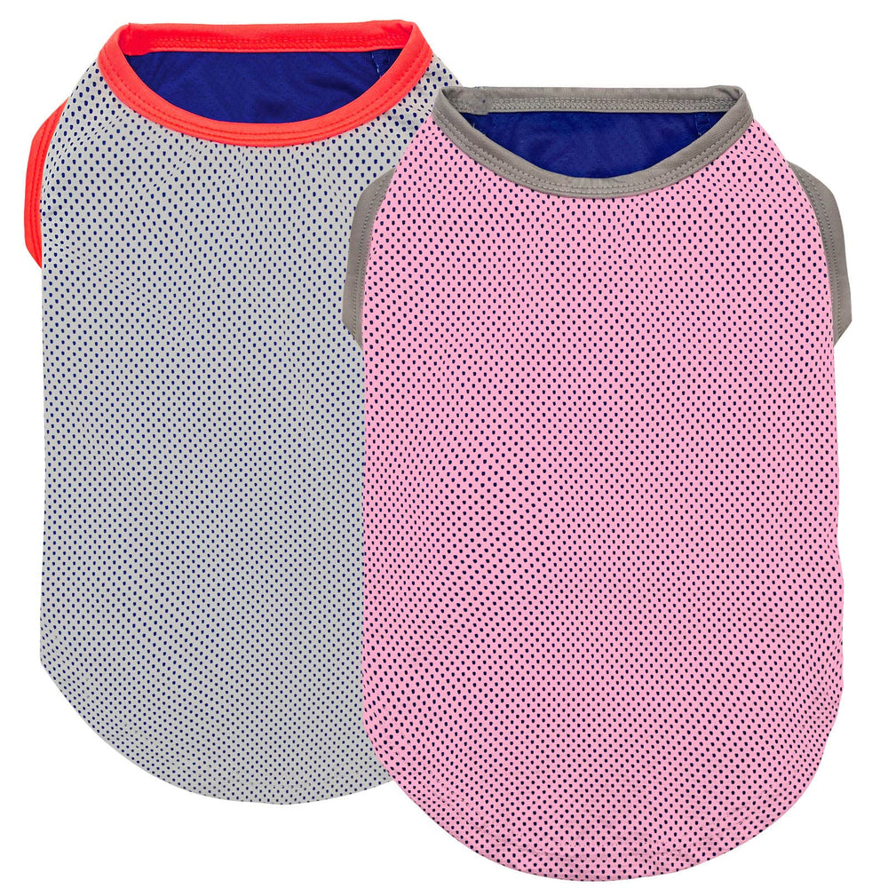 Camiseta KYEESE para perros en rosa con enfriamiento instantáneo.