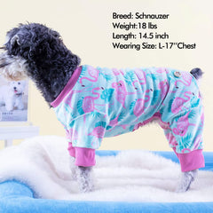 KYEESE pijama de perro para uso diario y abrigo suave.
