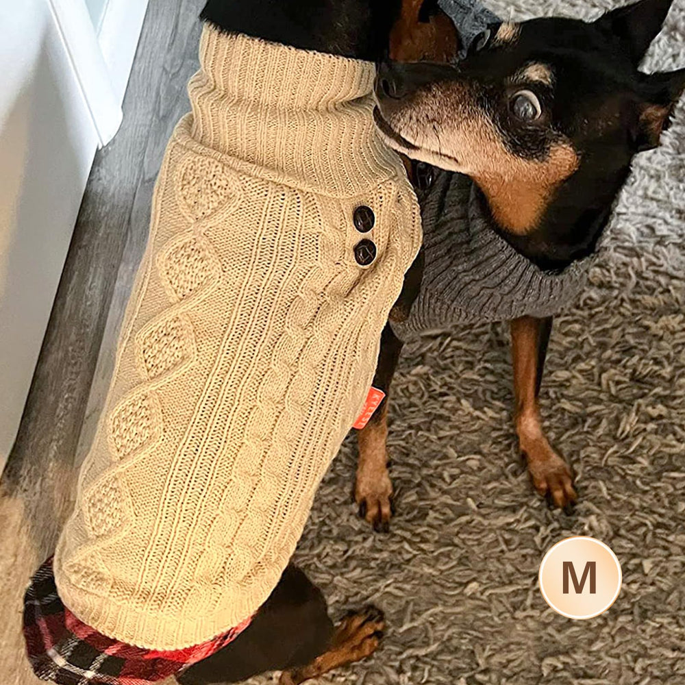 KYEESE prenda para perro parches a cuadros aporta estilo único