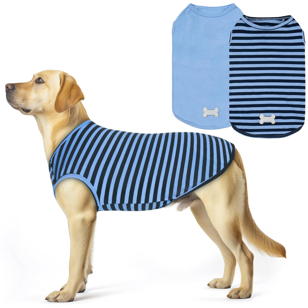 KYEESE camisas para perro, conjunto de dos frente, cómodo y fácil de vestir