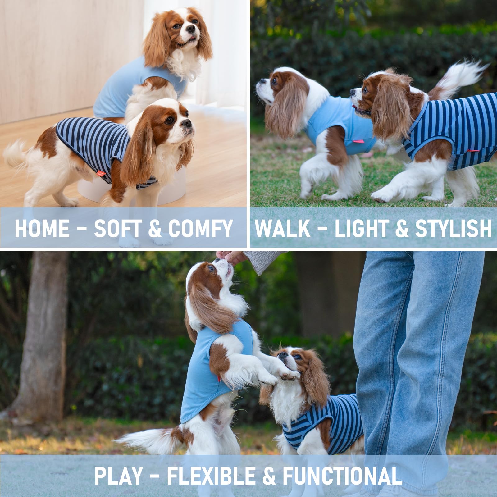 KYEESE camiseta perro, lavable a máquina y práctica