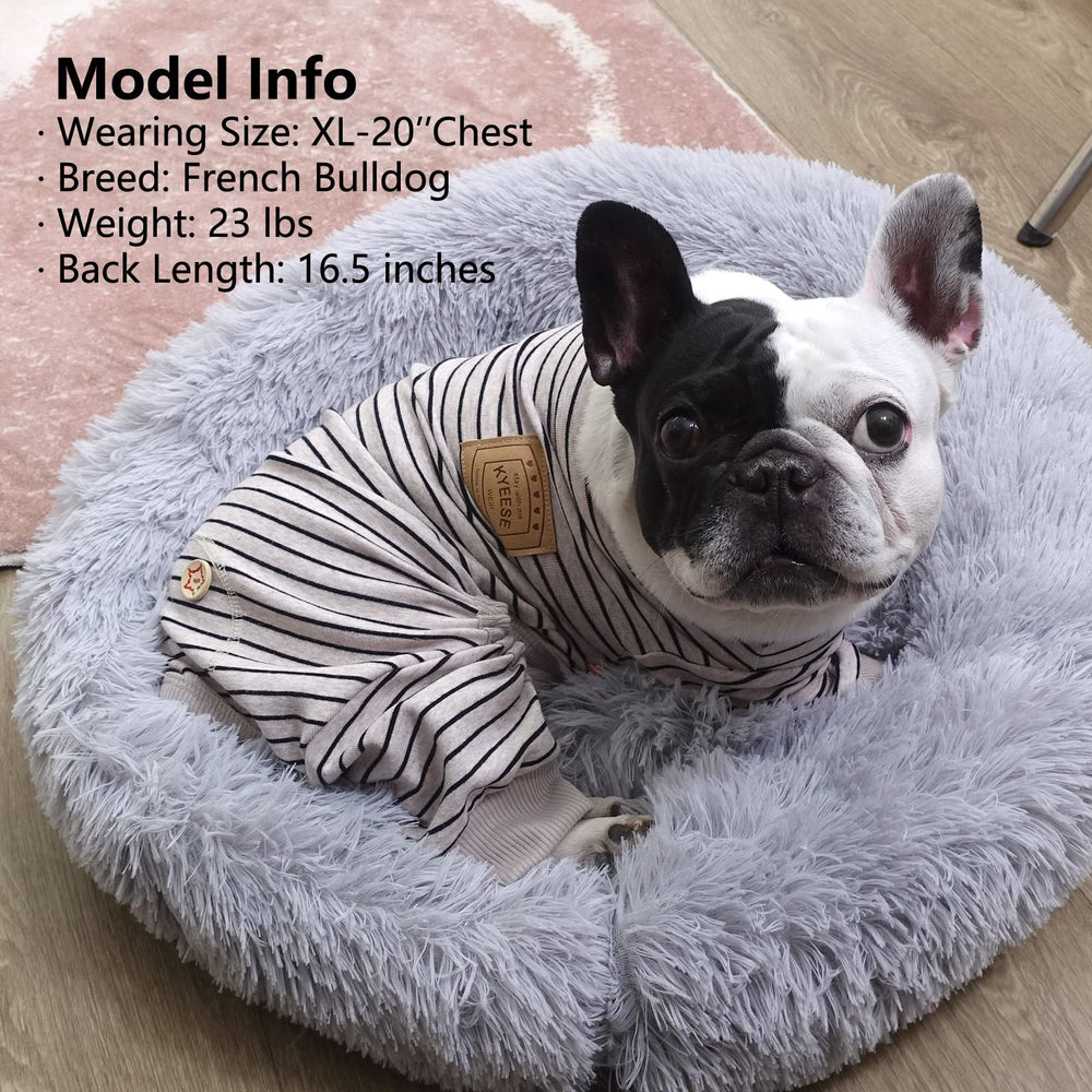 KYEESE Pijama para perro, material suave: textura agradable para piel sensible.
