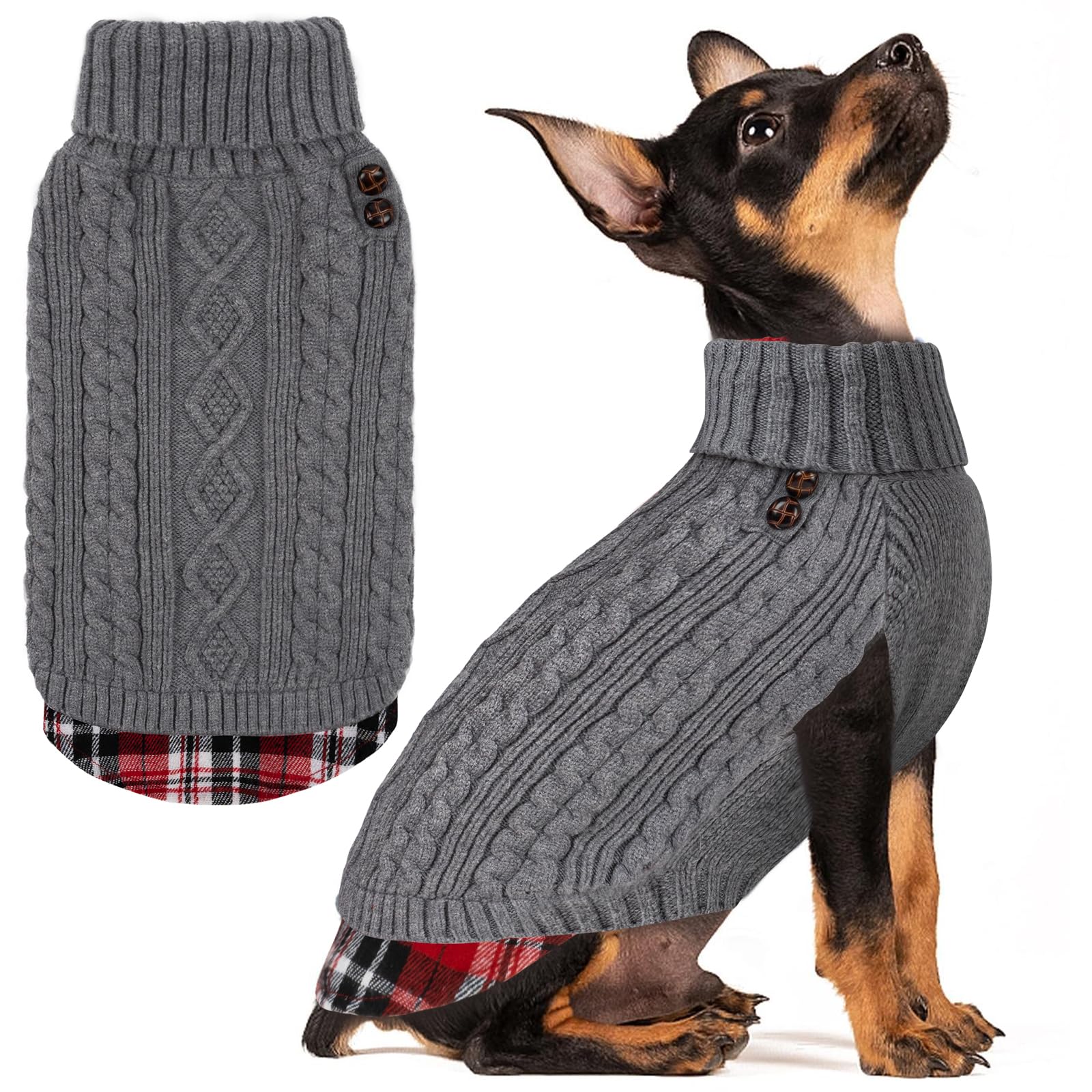 KYEESE sudadera para perro frente: ajuste cómodo para paseos diarios.