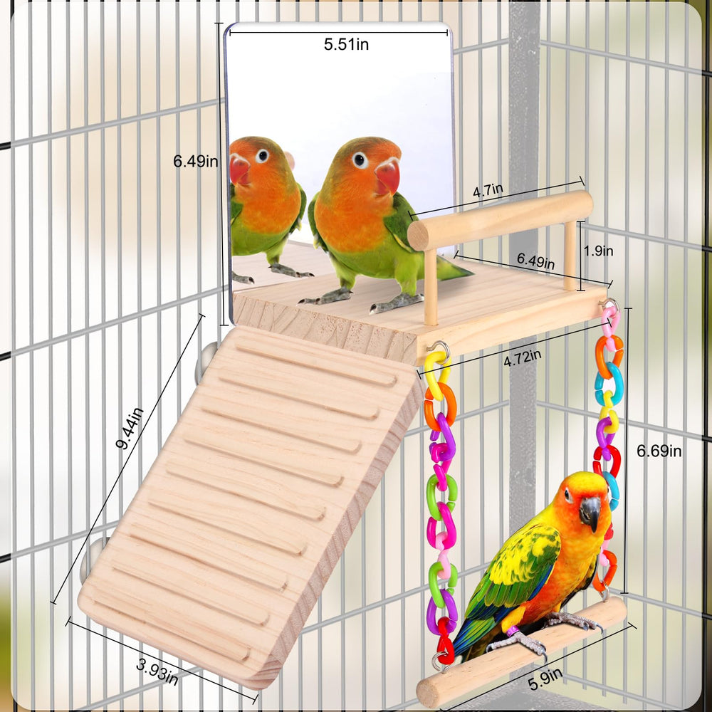 Kyouki plataforma de pino natural, superficie suave para las patas y juego activo.