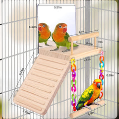 Kyouki plataforma de pino natural, superficie suave para las patas y juego activo.
