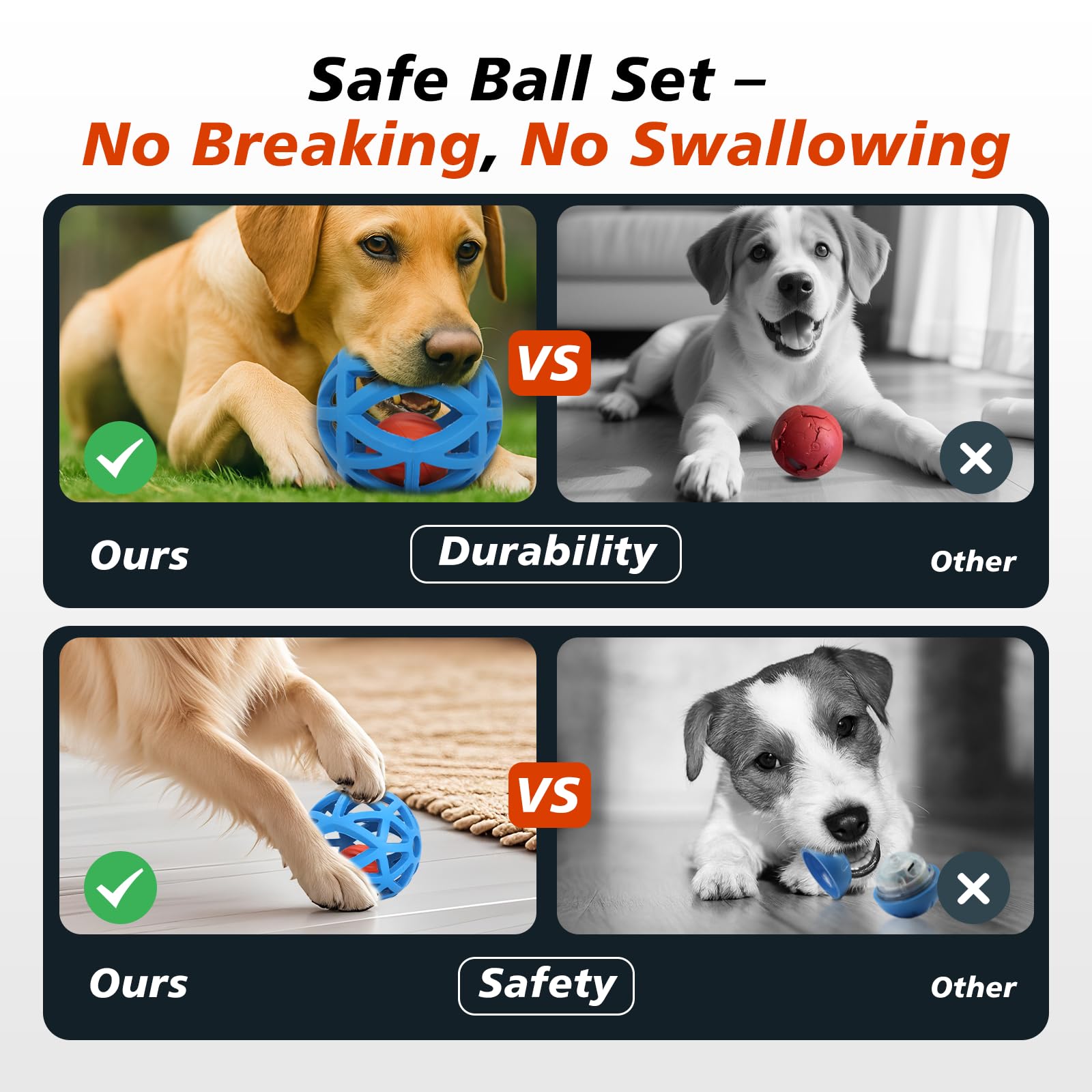 Kytujoy diseñado para perros medianos y grandes para entretenimiento seguro