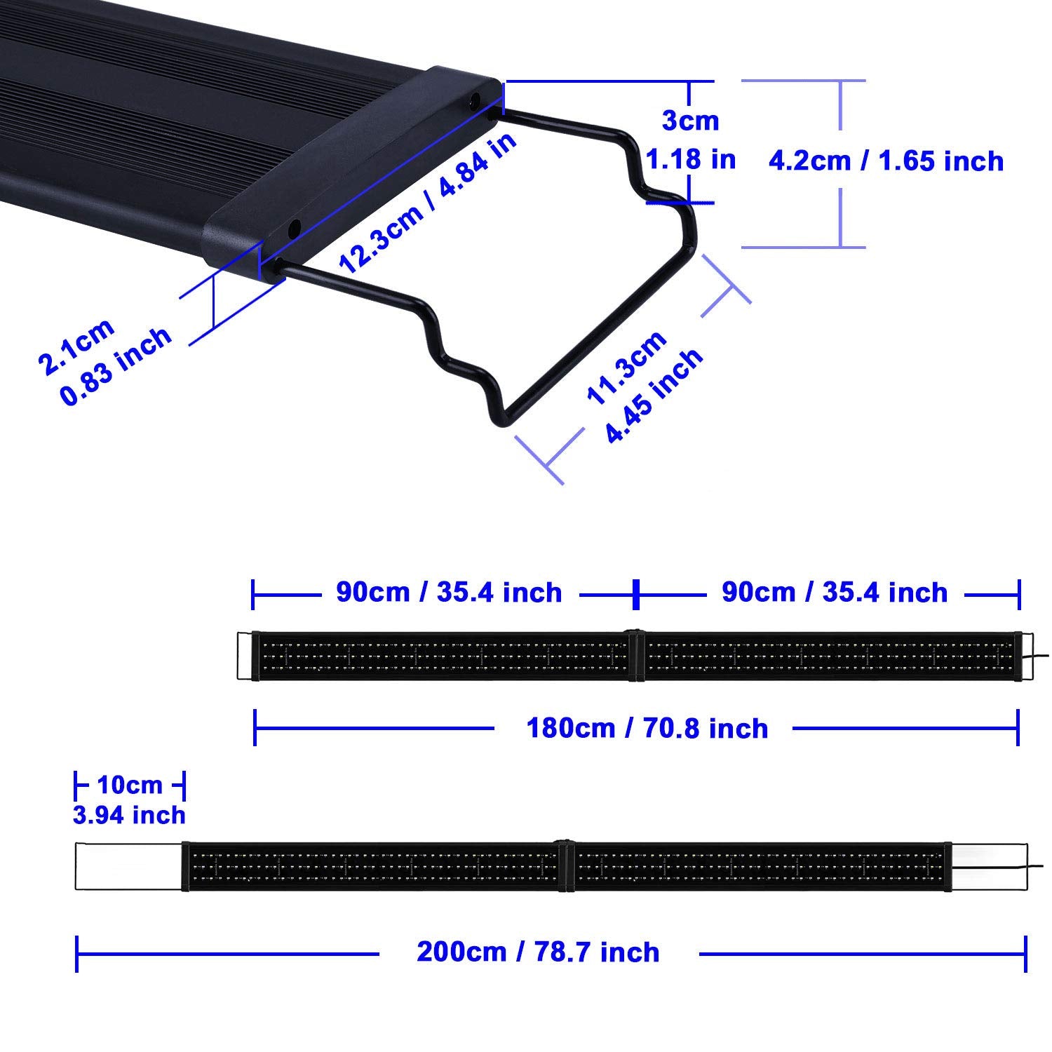 KZKR ilumina con 2350 lúmenes y 43W para rendimiento estable