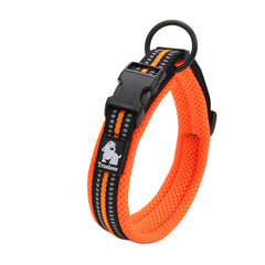 Collar La La Pet Creation Core 3M con malla reflectante para mayor visibilidad nocturna.