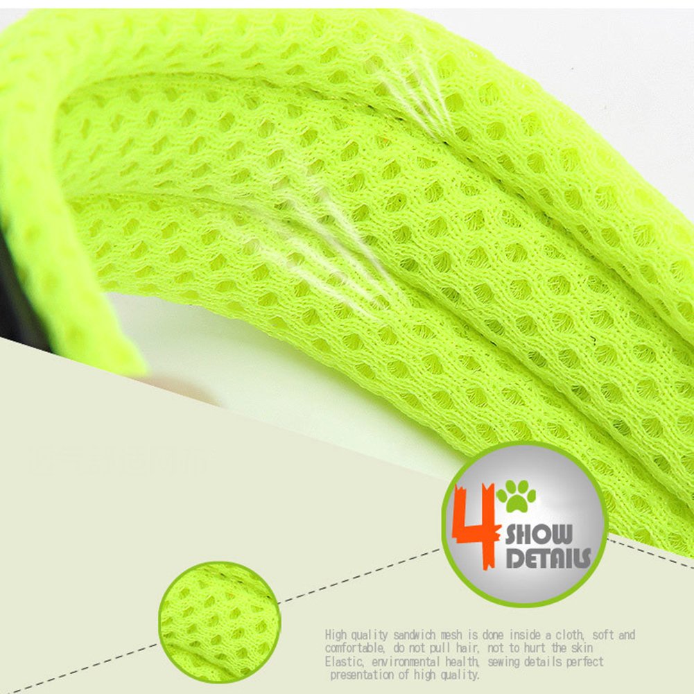 Malla acolchada ergonómica del collar La La Pet Creation Core 3M.