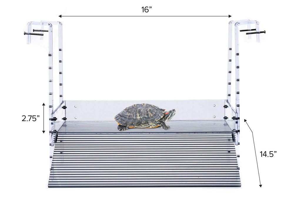 LaBrinx Designs accesorio tortuga terrario duradero, diseño versátil para múltiples mascotas
