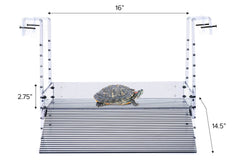 LaBrinx Designs accesorio tortuga terrario duradero, diseño versátil para múltiples mascotas