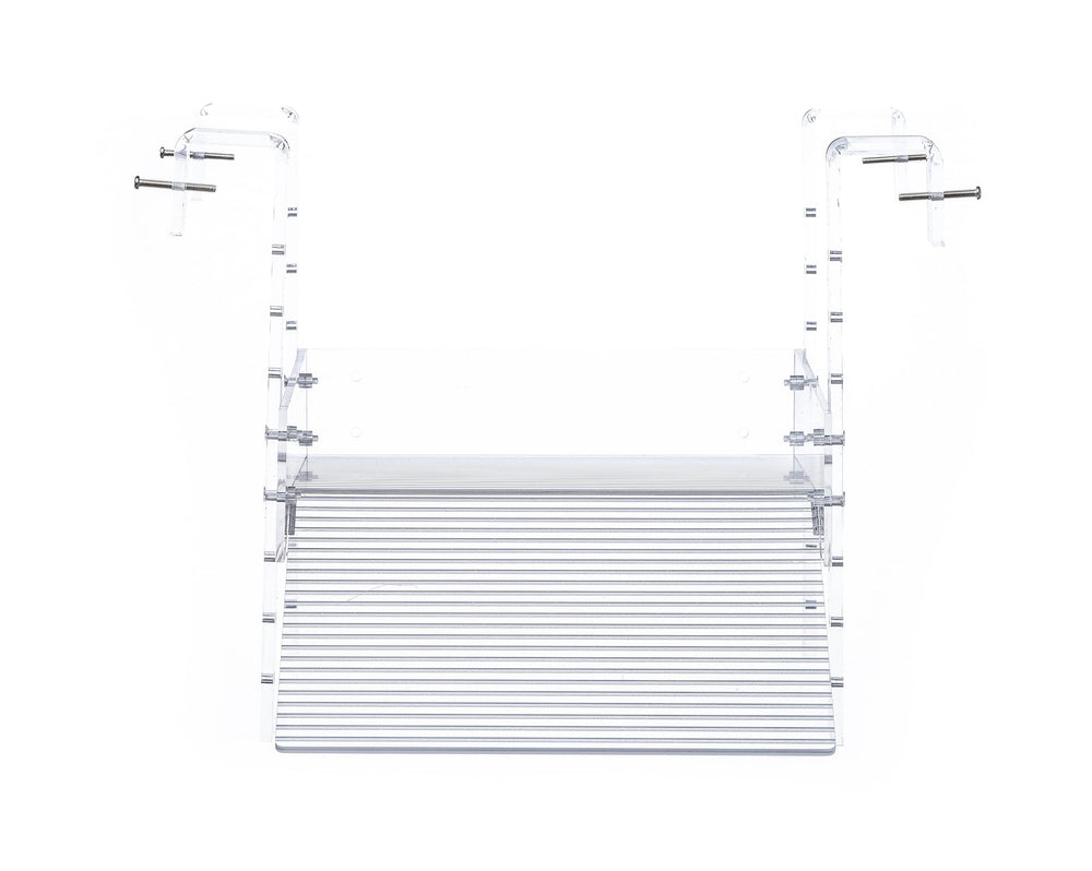LaBrinx Designs rampa acrílica transparente ofrece claridad y fácil limpieza para tu acuario.