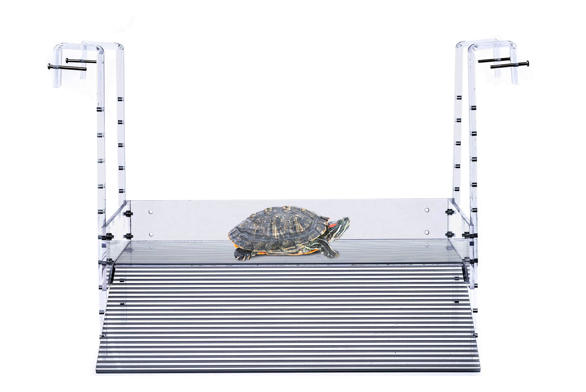 LaBrinx Designs rampa tortuga suspendida grande para acuario, cómodo descanso al sol