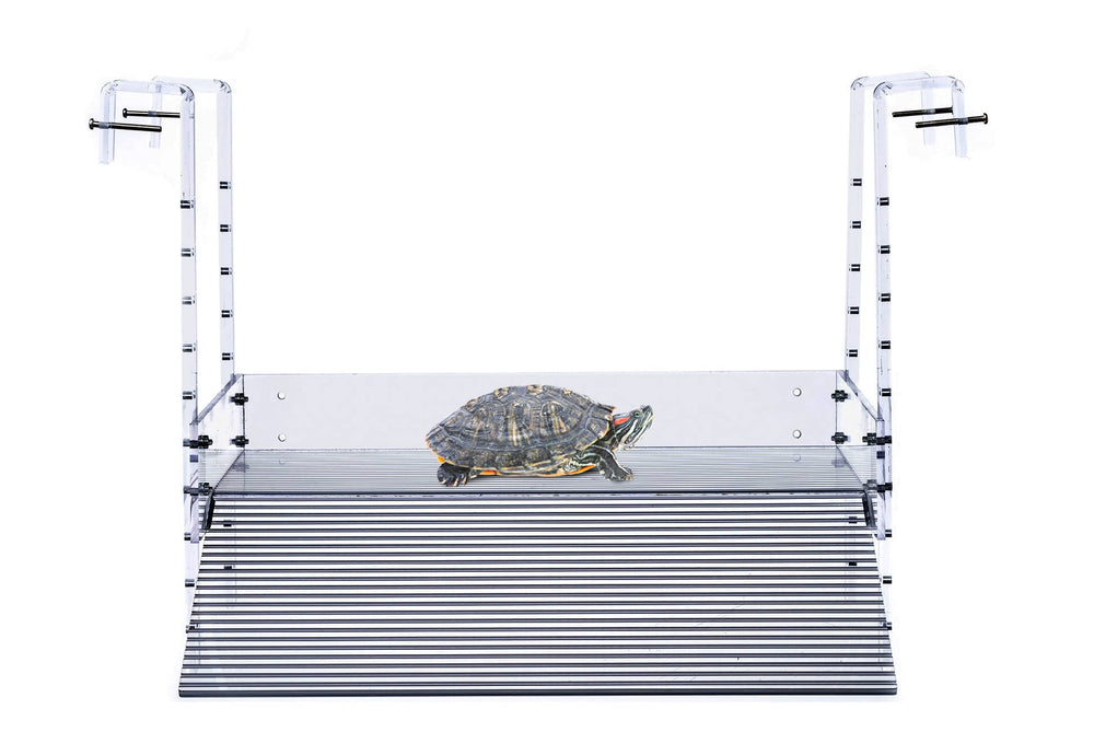 LaBrinx Designs rampa tortuga suspendida grande para acuario, cómodo descanso al sol