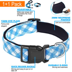 Collar Ladoogo con hilos reflectantes para mayor visibilidad nocturna
