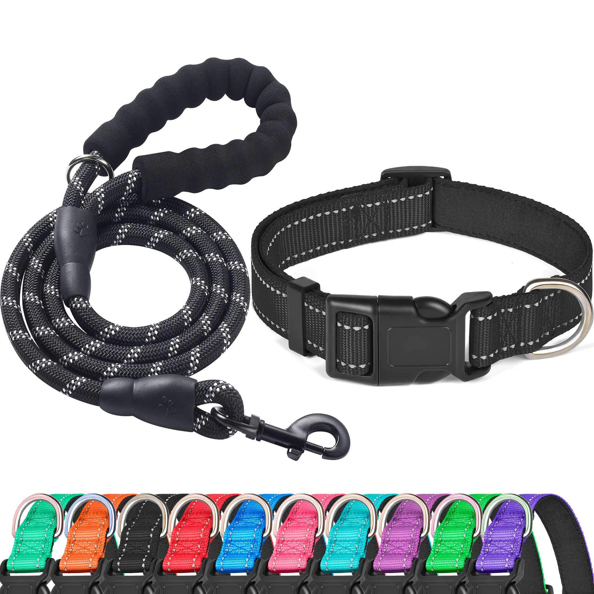 Collar Ladoogo con neopreno acolchado para mayor comodidad durante el paseo