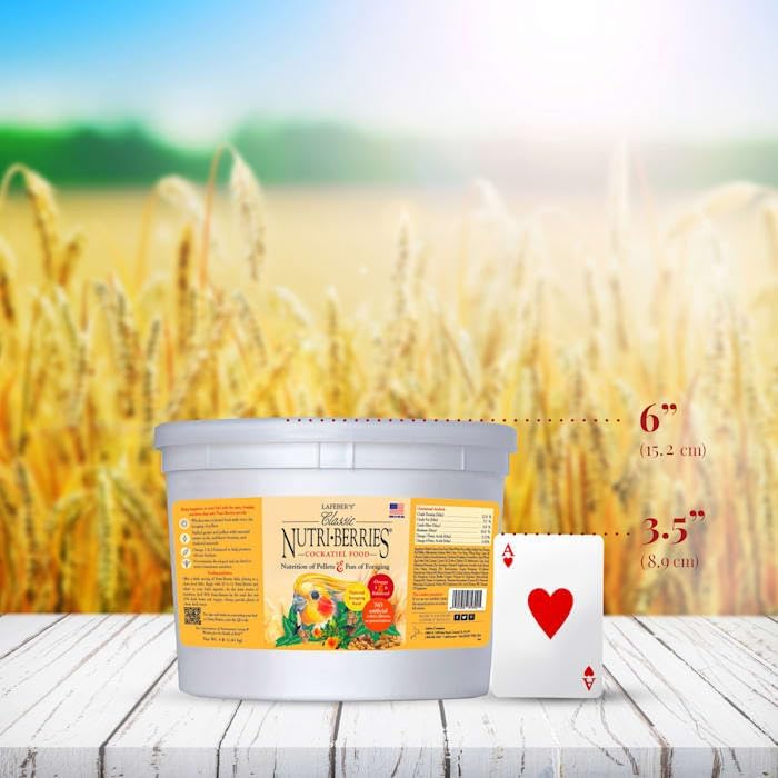 LAFEBER'S Nutri-Berries ingredientes de grado humano sin OGM.