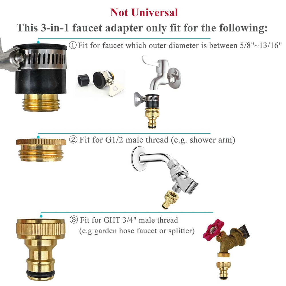 Laifoo conector de grifo, verifica compatibilidad antes de comprar.