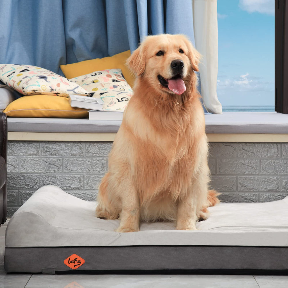 Laifug cama 50x36x10 pulgadas, tamaño king para perros grandes.