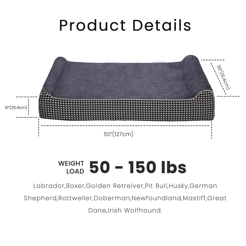 Laifug cama con doble almohada y diseño inteligente para cuello y cabeza.