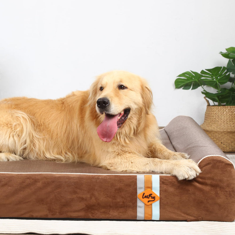 Laifug cama extra grande 50x36x10 pulgadas para perros grandes